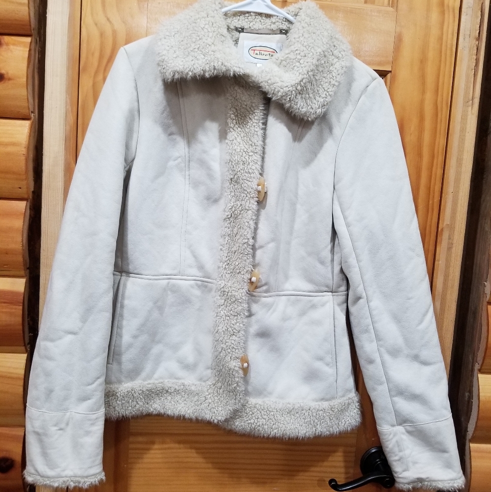Talbots Womens Jacket Small Cream